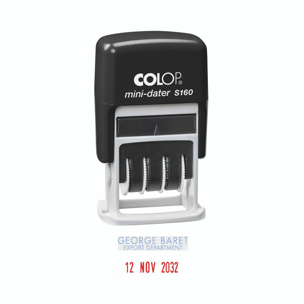 COLOP mini-dater S160 c/ texto personalizado