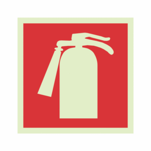 Placa de PVC Fotoluminescente – Extintor