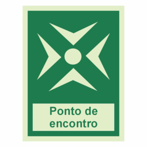 Placa de PVC Fotoluminescente – Ponto de Encontro