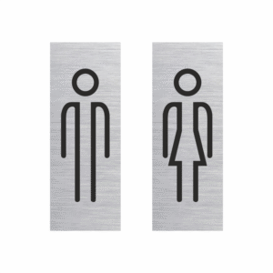 Placa WC Individual - Masculino ou Feminino