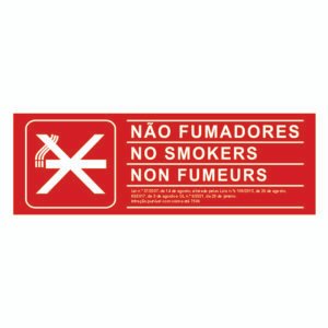Sinal de Proibido Fumar