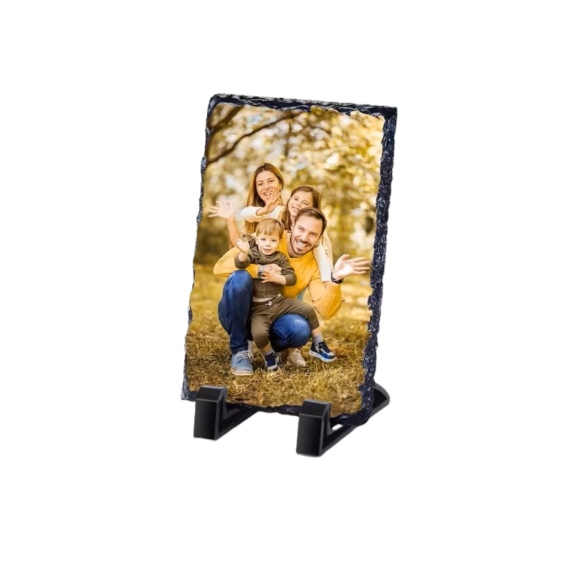 pedra de xisto personalizada retangular com foto