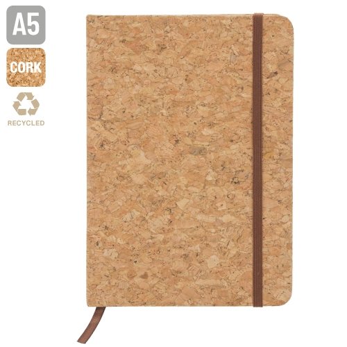 Caderno A5 Cortiça Natural Personalizável - Image 2