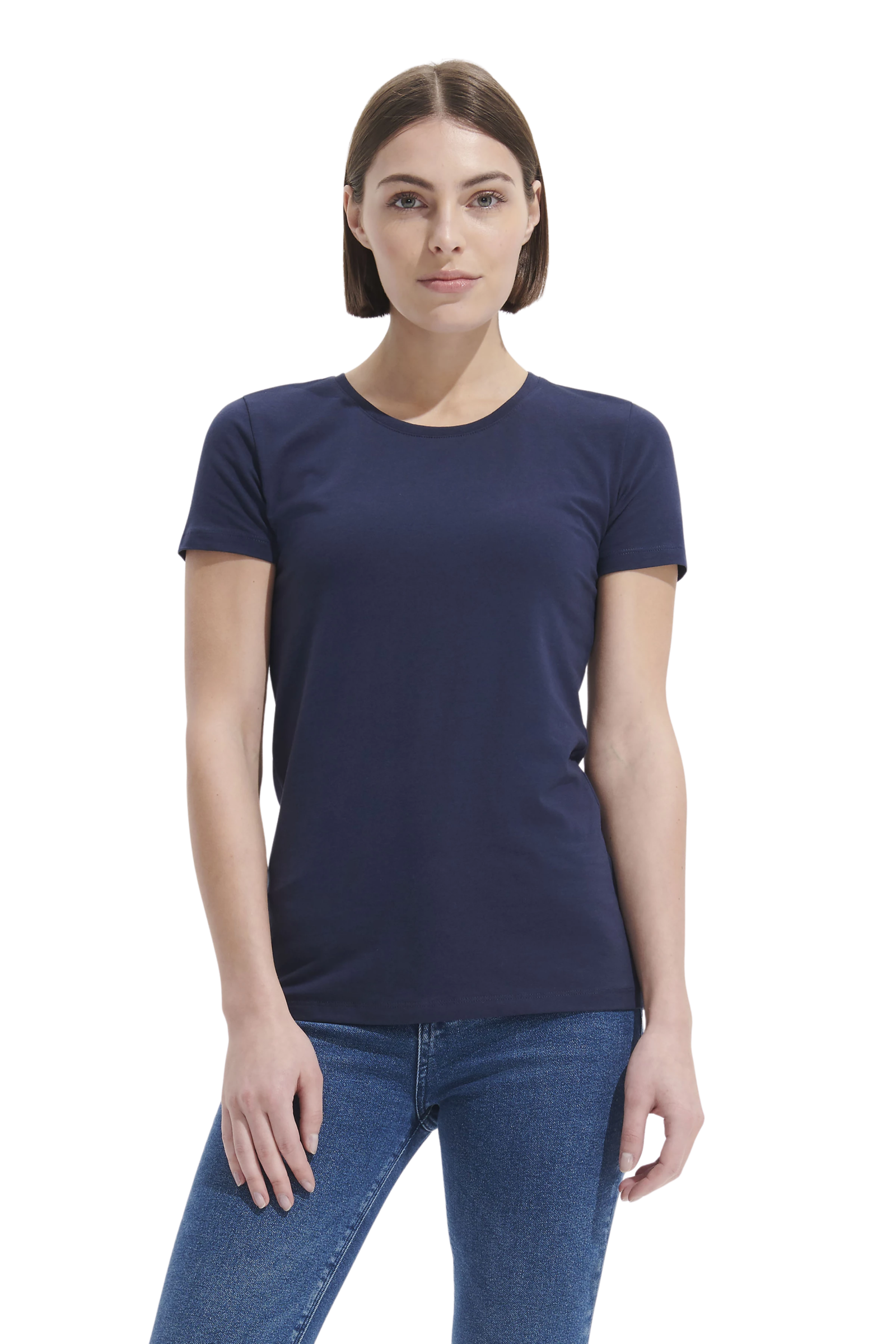 t-shirt personalizada senhora 190gr gola redonda