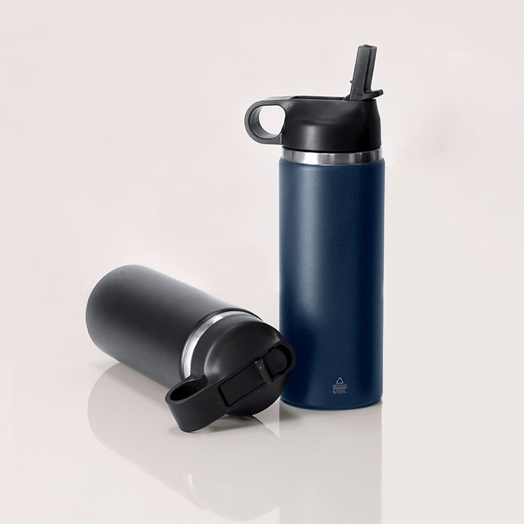 Garrafa térmica personalizável GOMERY 500 ml aço inox reciclado