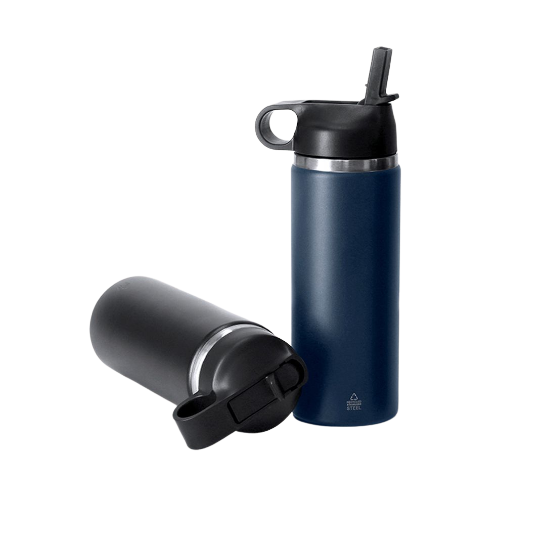 Garrafa térmica personalizável GOMERY 500 ml aço inox reciclado