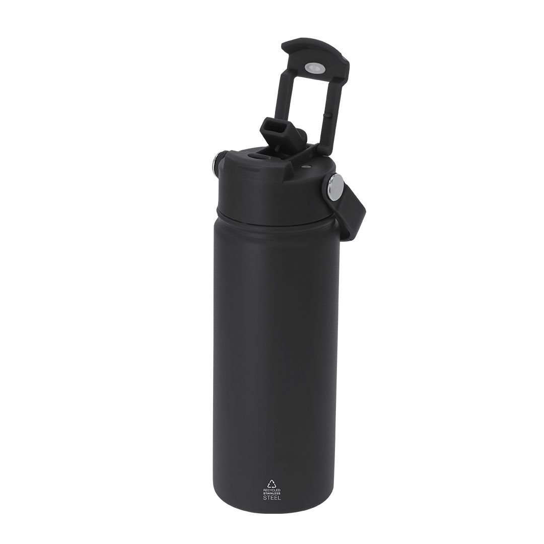Garrafa térmica personalizável ALISTER 550 ml em aço inox reciclado